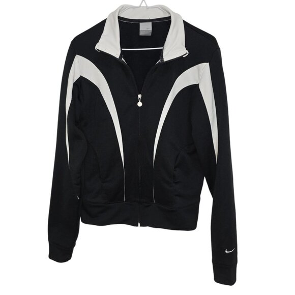 1226 Nike Activewear Full Zip Cropped Jacket Sz.L Womens - Picture 1 of 3